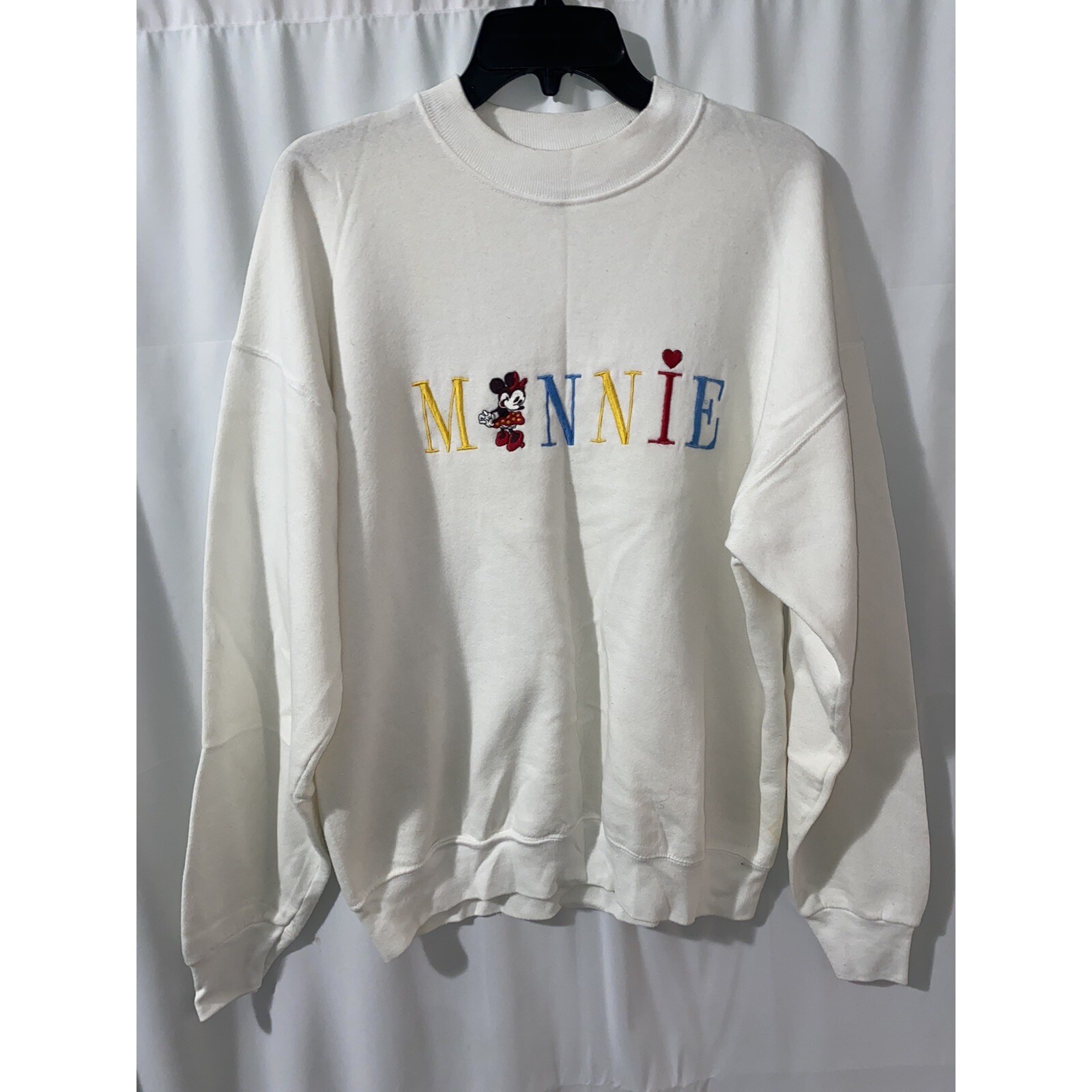 Vintage Minnie Mouse Disney Mickey  Co Sweatshirt Xl Made In Usa